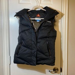 Black Columbia Puffer Vest